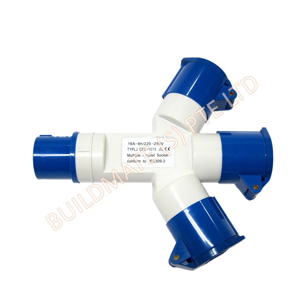 3Ways Industrial Plug & Socket Buildmate